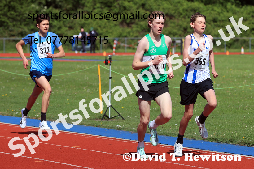 800 metres, 2026 North Eastern Track and Field Champs, Shildon, County Durham. Photo: David T. Hewitson/Sports for All Pics